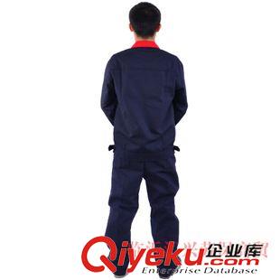 長袖工作服 【廠家直銷】春秋拼色長袖工作服套裝 勞保電焊服 工服套裝