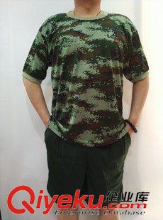 軍訓用品 07迷彩T恤 戶外套裝軍訓服裝 陸軍半袖短褲 滌棉網眼 廠家直銷