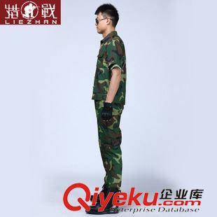 爆款直销 迷彩批发力量同款迷彩短袖45迷彩军训服户外迷彩制服作战训练服装