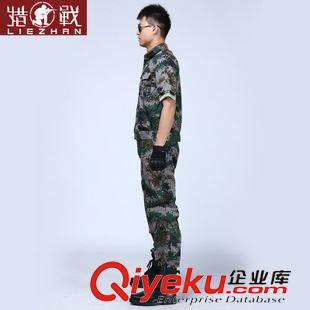 短袖套裝 夏季迷彩服短袖批發(fā)力量工作服數(shù)碼短袖迷彩套裝戶外短袖男原始圖片2
