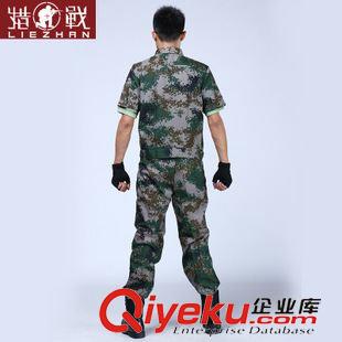 短袖套裝 夏季迷彩服短袖批發(fā)力量工作服數(shù)碼短袖迷彩套裝戶外短袖男原始圖片3