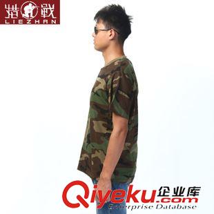 迷彩短袖T恤 2015夏款戶外潮男半袖T桖 美式休閑圓領(lǐng)修身帶棉迷彩短袖T恤 批發(fā)原始圖片2