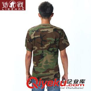 迷彩短袖T恤 2015夏款戶外潮男半袖T桖 美式休閑圓領(lǐng)修身帶棉迷彩短袖T恤 批發(fā)原始圖片3