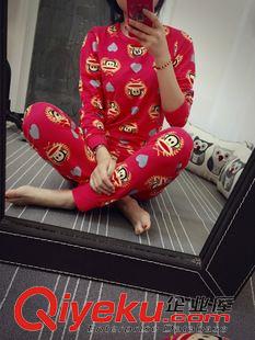 套裝 專(zhuān)柜款 滿(mǎn)印猴子 居家服套裝 女原始圖片2