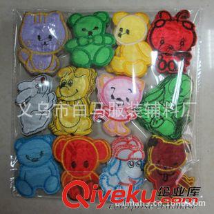 刺繡卡通  【廠家直銷】卡通電腦刺繡 布貼批發(fā) 時尚DIY背膠布貼 12款120個原始圖片2