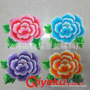 刺繡中國風 【誠信廠家】 電腦刺繡 牡丹花刺繡批發(fā)  國花牡丹滿幅刺繡