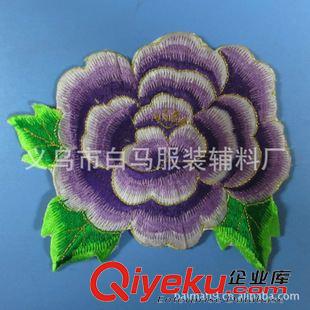 刺繡中國風 【誠信廠家】 電腦刺繡 牡丹花刺繡批發(fā)  國花牡丹滿幅刺繡