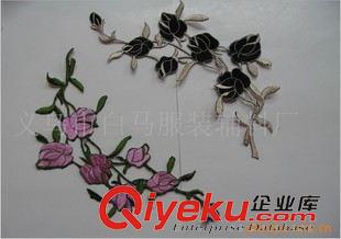 刺繡花邊 【VIP批發(fā)】 長條藤花 繡花布貼 可提供來樣定做原始圖片2