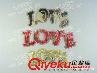 牛仔布貼  供應 牛仔 LOVE 字母刺繡 迷彩字母 廠家直銷