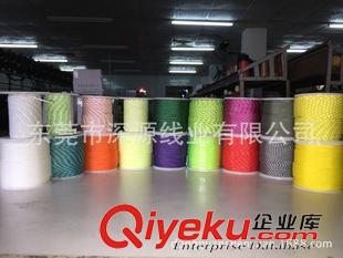 滌綸編織繩 戶外品牌單專用帳篷繩 熒光綠間隔反光防風繩 帳篷固定繩原始圖片2