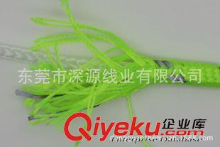 滌綸編織繩 戶外專用帳篷繩 熒光綠間隔反光防風繩 帳篷固定繩
