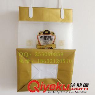 +生產(chǎn)PE方底袋/異形袋 生產(chǎn)供應(yīng)6罐裝啤酒袋 方底手提袋  高檔 精美