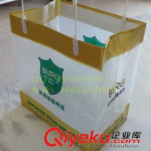 +生產(chǎn)PE方底袋/異形袋 天津?qū)９㏄E啤酒袋 高檔精美手提袋