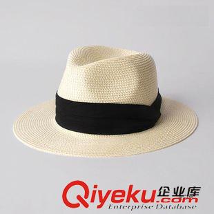 嗆口小辣椒同款 新款嗆口小辣椒可折疊歐美dp白色平檐寬檐草帽禮帽遮陽帽子女士原始圖片3