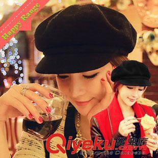 嗆口小辣椒同款 小辣椒帽子 女 秋冬韓版鴨舌帽八角帽貝雷帽報童帽畫家帽毛呢帽子原始圖片2