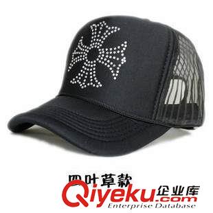 網(wǎng)帽/卡車帽 潮牌范冰冰燙鉆骷髏頭棒球帽子潮鴨舌網(wǎng)帽男女春夏季韓版原始圖片3