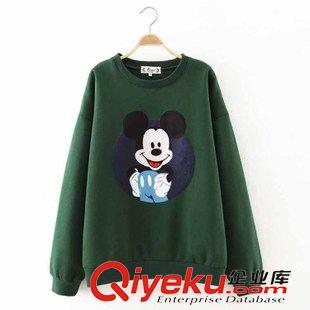 衛(wèi)衣、絨衣 $L 歐風(fēng)美 新款2色米奇抓絨衛(wèi)衣批發(fā) 3062原始圖片3