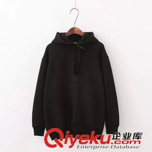 衛(wèi)衣、絨衣 J2 歐美風(fēng) 側(cè)拉鏈系帶連帽衛(wèi)衣批發(fā) 2694原始圖片3