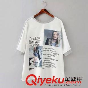 t恤 #ZE9 歐美風(fēng) 貓頭鷹圖案短袖圓領(lǐng)套頭T恤批發(fā) X9698