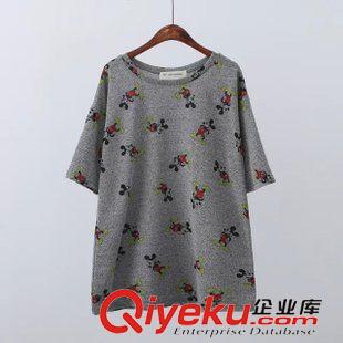 t恤 #ZE9 歐美風 夏季新款全身米奇印花短袖圓領T恤批發(fā) 0516原始圖片3