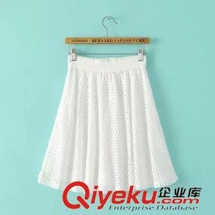 短裙、短褲、半身裙 $S 新款小格子碎花半身裙歐根紗半裙批發 1625