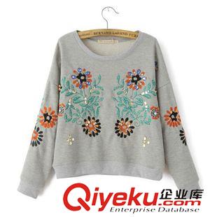 09月27號更新 $T 歐風美 重工藝鑲磚圓領套頭衛(wèi)衣批發(fā) 3088原始圖片3