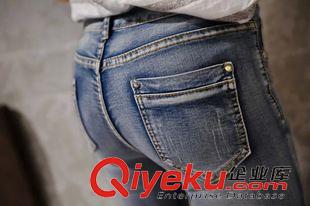 8月16號更新 $A 秋彈力顯瘦 高腰牛仔褲小腳長褲批發(fā) 2432