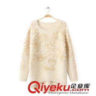 8月16號更新 #C  歐美風 秋冬新款高工藝立體裝飾套頭毛衣批發(fā)2438