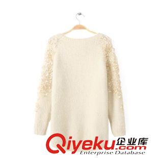 8月16號更新 #C  歐美風 秋冬新款高工藝立體裝飾套頭毛衣批發(fā)2438