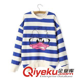8月9號更新 $S 歐美風(fēng) 秋裝條紋卡通圖案后背字母條紋衛(wèi)衣批發(fā) 2319
