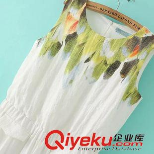 6月28號更新 #ZE1  歐美風 印花時尚棉連體短褲批發 1697原始圖片3