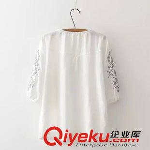 6月28號更新 $ZU 歐美風 棉麻刺繡上衣批發(fā) 1700原始圖片2