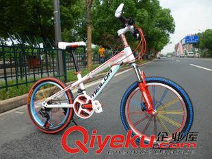 20寸 廠家批發(fā)20寸男女兒童暑期山地車21變速單車雙碟剎學(xué)生減震自行車原始圖片2