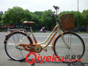 單車 廠家直銷上海{yj}24寸淑女輕便單車城市通勒單車男女學(xué)生自行車原始圖片3