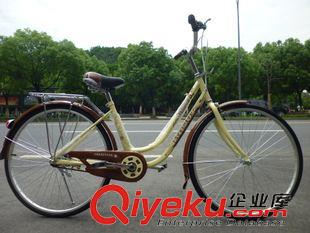 單車 正品上海鳳凰鳳聲牌輕便單車26寸淑女城市通勒車載人男女式自行車