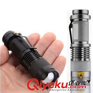 迷你型小手電 CREE Q5 調(diào)光迷你強(qiáng)光手電筒SK68防水充電伸縮變焦遠(yuǎn)射王工廠直銷