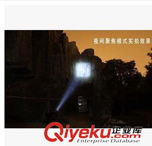 騎行手電筒 批發XML-T6變焦強光手電筒 LED充電防水迷你騎行遠射手電原始圖片2