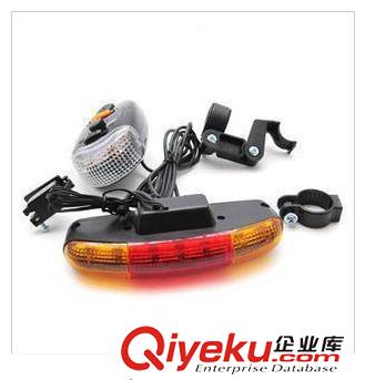 鈴鐺/喇叭 星程多功能自行車轉(zhuǎn)向燈單車尾燈電喇叭剎車燈 XC-408原始圖片2
