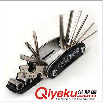 修車工具 15合一多功能自行車組合修車維修工具 內六角安裝工具山地車配件原始圖片3