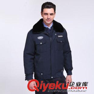 保安冬裝 直供保安大衣|執勤大衣保安服大衣 新款桃皮絨