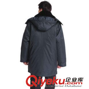 保安冬裝 直供保安大衣|執勤大衣保安服大衣 新款桃皮絨原始圖片2