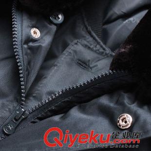 保安冬裝 直供保安大衣|執勤大衣保安服大衣 新款桃皮絨原始圖片3
