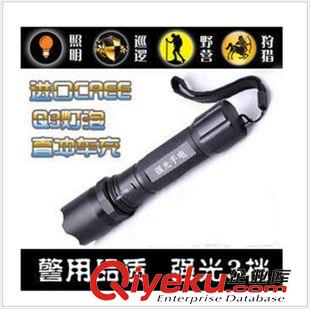 救生用品 厂家直销 CREE Q5 LED 强光手电筒 旋转 调焦 变焦手电 批发tj