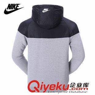 運動衛(wèi)衣 工廠批發(fā)秋冬新款男士加絨加厚保曖連帽時尚休閑運動衛(wèi)衣一件代發(fā)原始圖片2