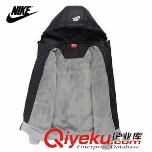 運動衛(wèi)衣 工廠批發(fā)秋冬新款男士加絨加厚保曖連帽時尚休閑運動衛(wèi)衣一件代發(fā)原始圖片3