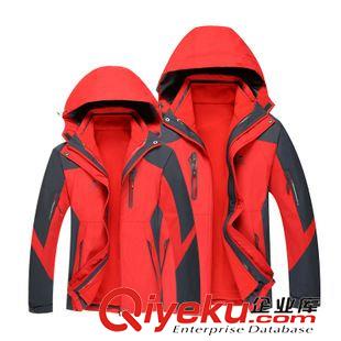 Camel/駱駝 戶(hù)外沖鋒衣褲批發(fā)秋冬情侶三合一防水抓絨兩件戶(hù)外運(yùn)動(dòng)登山服男女原始圖片2