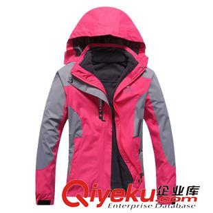 Camel/駱駝 2015秋冬情侶戶外沖鋒衣三合一防水防風保曖登山滑雪服男女兩件套原始圖片3