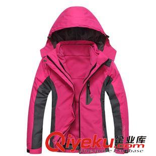 Camel/駱駝 廠家直銷戶外沖鋒衣女兩件套防水保曖三合一戶外休閑登山一件代發(fā)原始圖片2