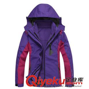 Camel/駱駝 廠家直銷戶外沖鋒衣女兩件套防水保曖三合一戶外休閑登山一件代發(fā)原始圖片3