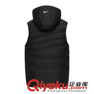 Nike/耐克 現(xiàn)貨批發(fā)男士休閑運(yùn)動(dòng)馬甲秋冬時(shí)尚連帽防風(fēng)保曖馬夾背心一件代發(fā)原始圖片3